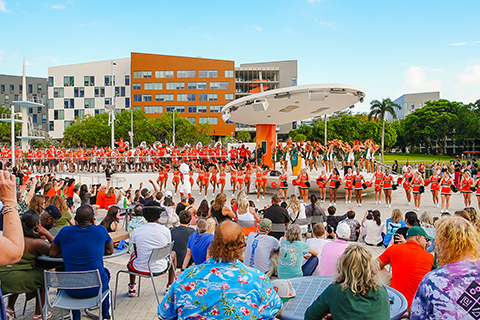 Hurricane spirit event on the Patio