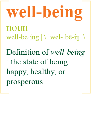 Definition of well-being